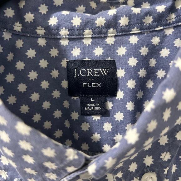 J crew Factory Men’s Large Button Down Flex Fit Shirt - Picture 2 of 3